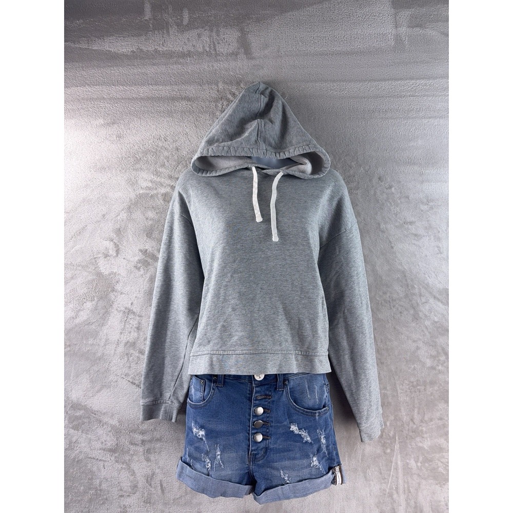 EVERLANE Hoodie Womens Size Small Gray Pullover Minimalist Casual Lounge